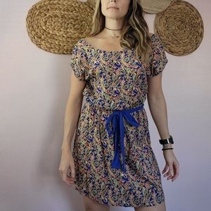 Tie waist sun dress